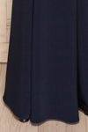Milena Navy Mermaid Gown | Robe skirt close up | La Petite Garçonne Chpt. 2