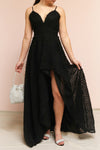 Minjee Black Maxi Dress | Boutique 1861 on model