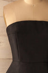 Mioglia Black - Peplum bustier dress