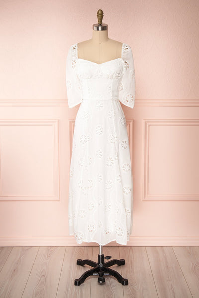 Mirabella White Off-Shoulder Maxi Dress | Boudoir 1861
