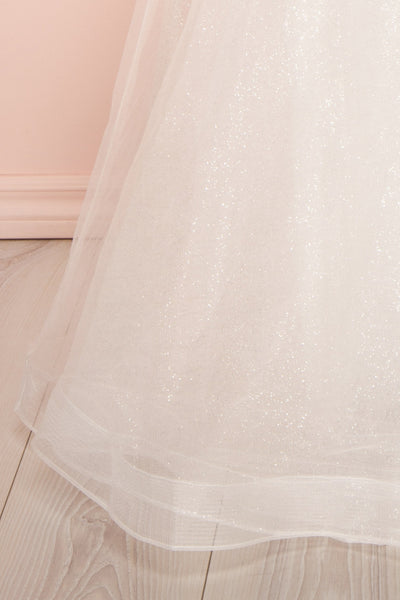 Mireille White Tulle & Crystal Gown | Robe skirt | Boudoir 1861