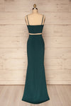 Mirissa Emerald Top and Skirt Prom Set | Boutique 1861back view