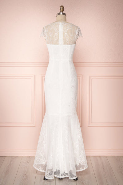Mitsou White Lace Mermaid Bridal Dress | Boudoir 1861 6