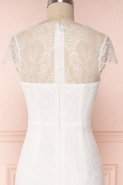 Mitsou White Lace Mermaid Bridal Dress | Boudoir 1861 7