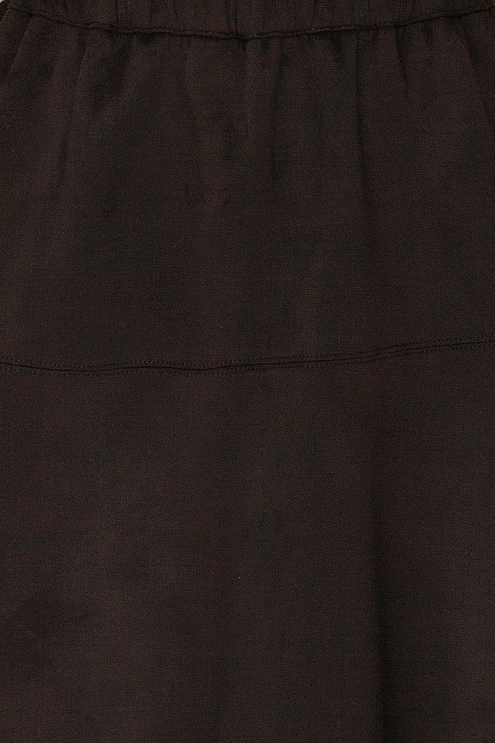 Modena Black Short Suede Skirt | La petite garçonne fabric