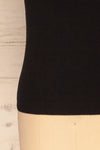 Moika Black Knitted V-Neck Cami | La petite garçonne bottom