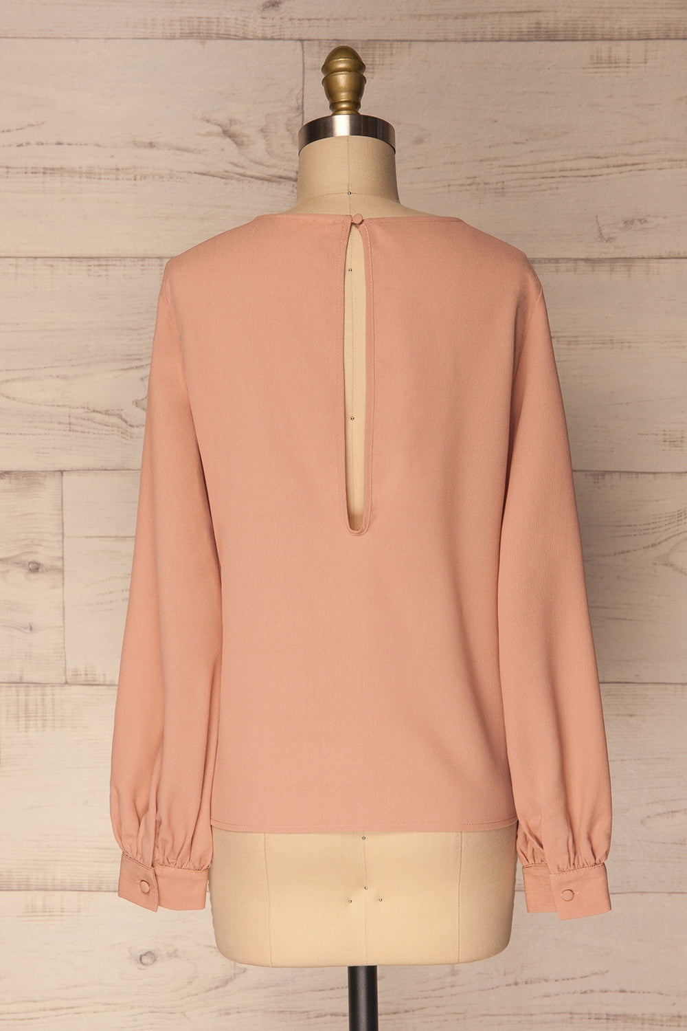 Moulmein Dusty Pink Long Sleeved Blouse | La Petite Garçonne 5