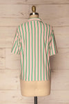 Mrocza Pink & Green Striped Button-Up Shirt | La Petite Garçonne 5