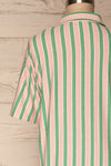 Mrocza Pink & Green Striped Button-Up Shirt | La Petite Garçonne 6