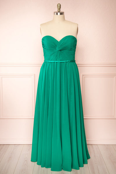 Myrcella Green Corset Back Bustier Gown | Boudoir 1861 plus