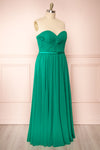 Myrcella Green Corset Back Bustier Gown | Boudoir 1861 plus side