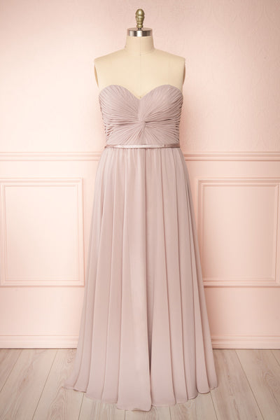 Myrcella Moon Lilac-Grey Bustier Prom Dress | Boudoir 1861 plus