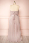 Myrcella Moon Lilac-Grey Bustier Prom Dress | Boudoir 1861 plus back