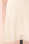 Myrtle Cream Short A-Line Dress | Boutique 1861 bottom