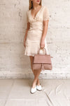 Myrtle Cream Short A-Line Dress | Boutique 1861 model look