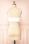 Mythri Cropped Sweetheart Neckline Top | Boutique 1861 - back view