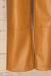 Naarden Ginger Brown Faux-Leather Pants | La petite garçonne  bottom