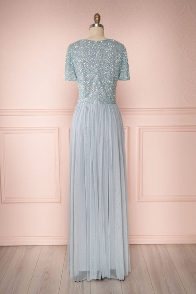 Naëlle Blue | Blue Sequined Gown