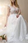 Nagakute | White Tulle Bridal Gown