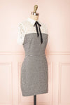 Naia Short Lace Collar Houndstooth Dress | Boutique 1861 side view