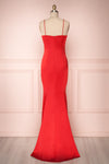 Naomie Red | Silky Mermaid Gown