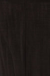Naousa Black V-Neck Short Sleeve Dress | La petite garçonne fabric