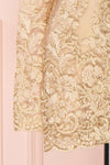 Nawar Golden Embroidered Mesh Blazer Jacket | Boutique 1861 9