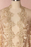 Nawar Golden Embroidered Mesh Blazer Jacket | Boutique 1861 2