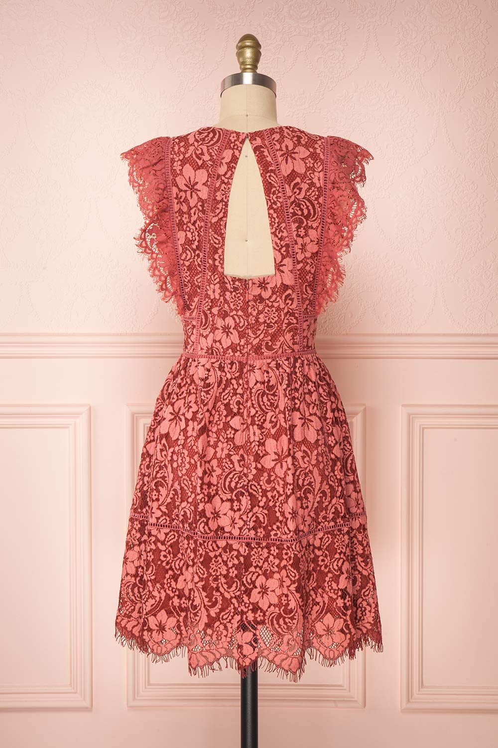 Erdem Margot Red Lace inspired formal dress - Sew Tessuti Blog