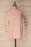 Néchin Rosa Pink Oversized Knit Sweater | La Petite Garçonne 1