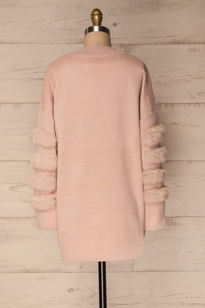 Néchin Rosa Pink Oversized Knit Sweater | La Petite Garçonne 6