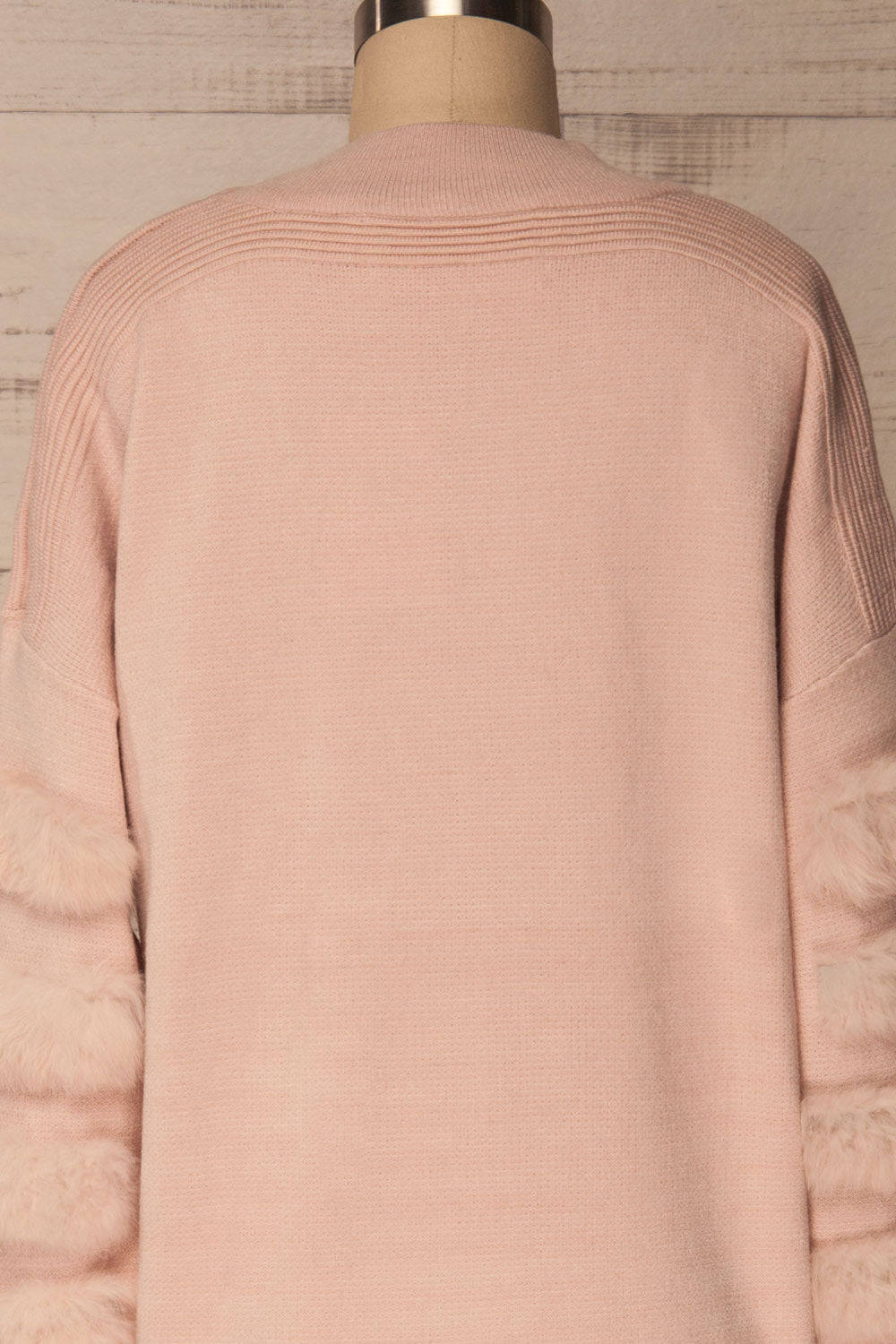 Néchin Rosa Pink Oversized Knit Sweater | La Petite Garçonne 7