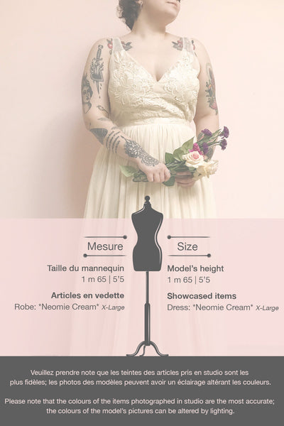 Néomie Cream Tulle Gown with Crocheted Lace | Boudoir 1861 template