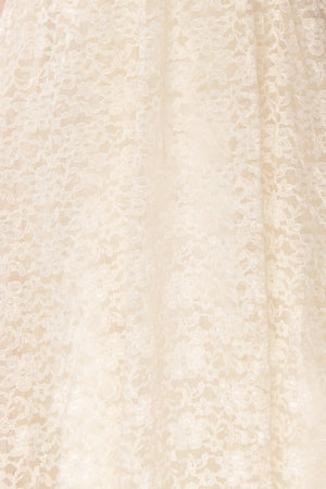 Nilla Cream Lace A-Line Gown | Boudoir 1861