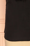 Nita Onyx Black Satin & Lace Camisole | Boutique 1861