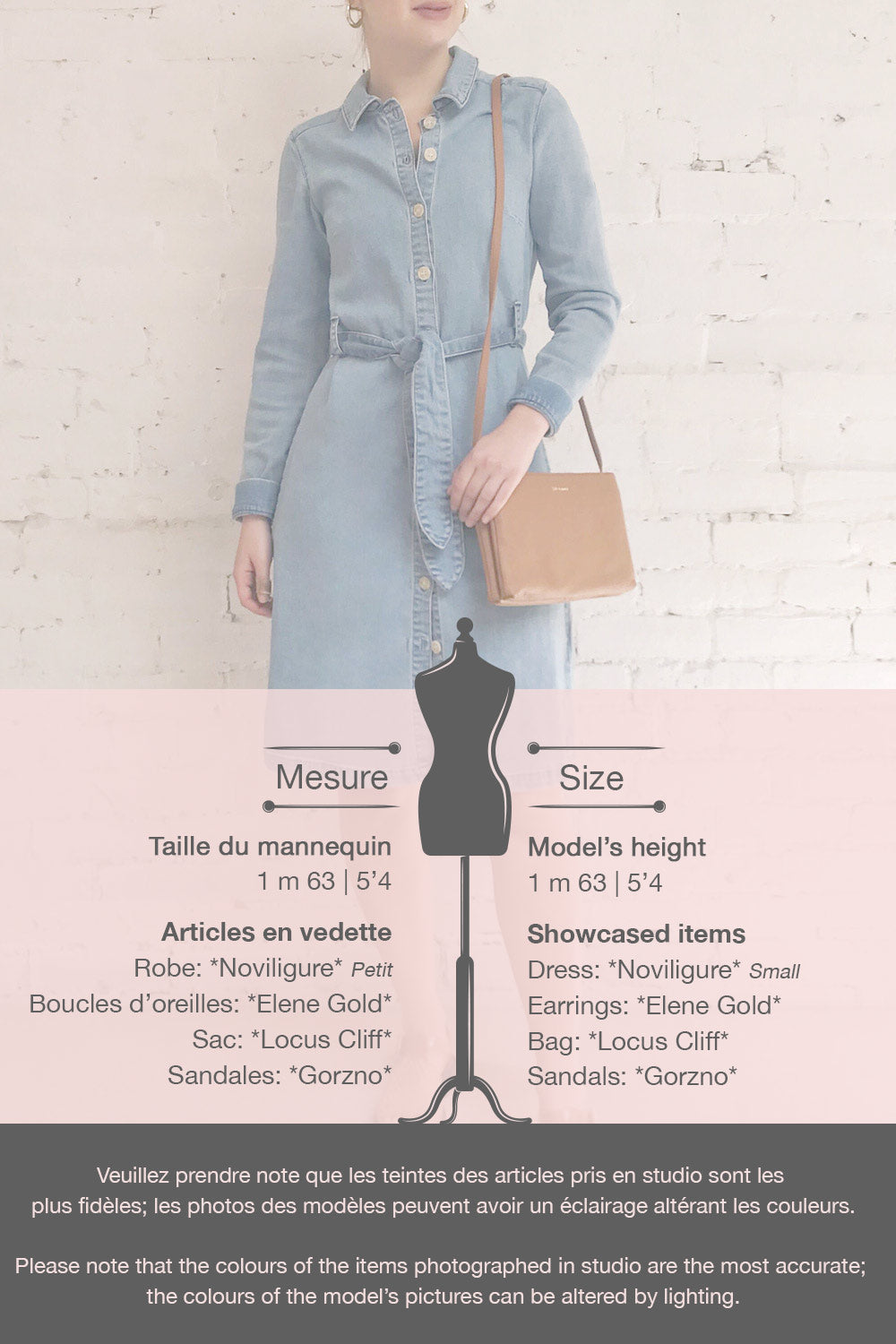Noviligure Light Blue Denim Shirt Dress | La Petite Garçonne template