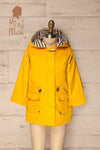 Noville Mini Yellow Kids Hooded Rain Jacket | La Petite Garçonne