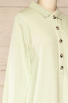 Nowa Mint Long sleeves polo jumpsuit | La petite garçonne side close-up