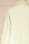 Nowa Mint Long sleeves polo jumpsuit | La petite garçonne back close-up