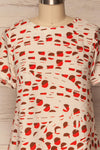 Nuneaton White & Orange Short Sleeved T-Shirt | La Petite Garçonne 2