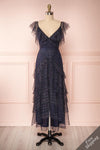 Nyssa Navy Midi Blue Tulle Dress | Boutique 1861 free shipping