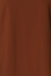 Obledo Mocha Brown Long Sleeved Asymmetrical Top | La Petite Garçonne 9
