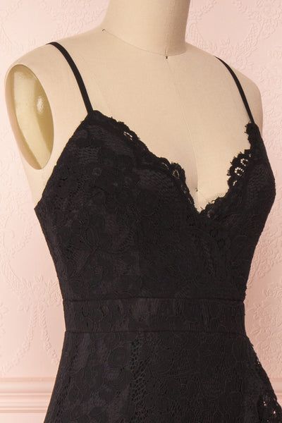 Ogaki Black Lace Mermaid Gown | Boutique 1861 4