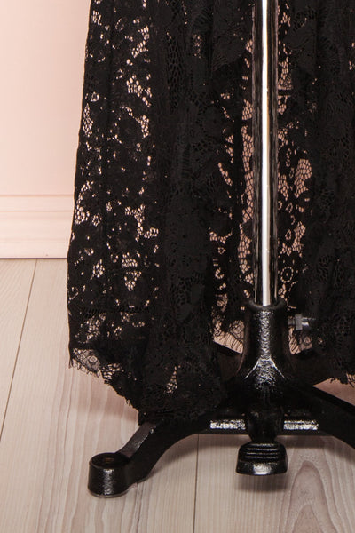 Ogaki Black Lace Mermaid Gown | Boutique 1861 7