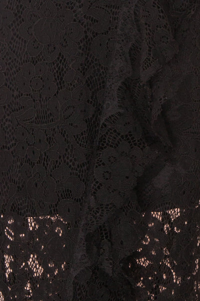 Ogaki Black Lace Mermaid Gown | Boutique 1861 8