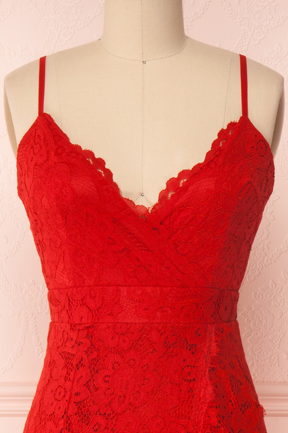 Ogaki Red Lace Mermaid Gown | Boutique 1861 2