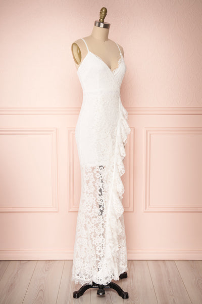 Ogaki White Lace Mermaid Gown | Boutique 1861 3