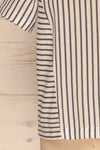 Okonek White & Navy Blue Striped T-Shirt | La Petite Garçonne 7