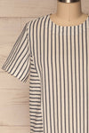 Okonek White & Navy Blue Striped T-Shirt | La Petite Garçonne 2