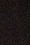 Olbia Black Fuzzy Knit Sweater | La Petite Garçonne fabric detail